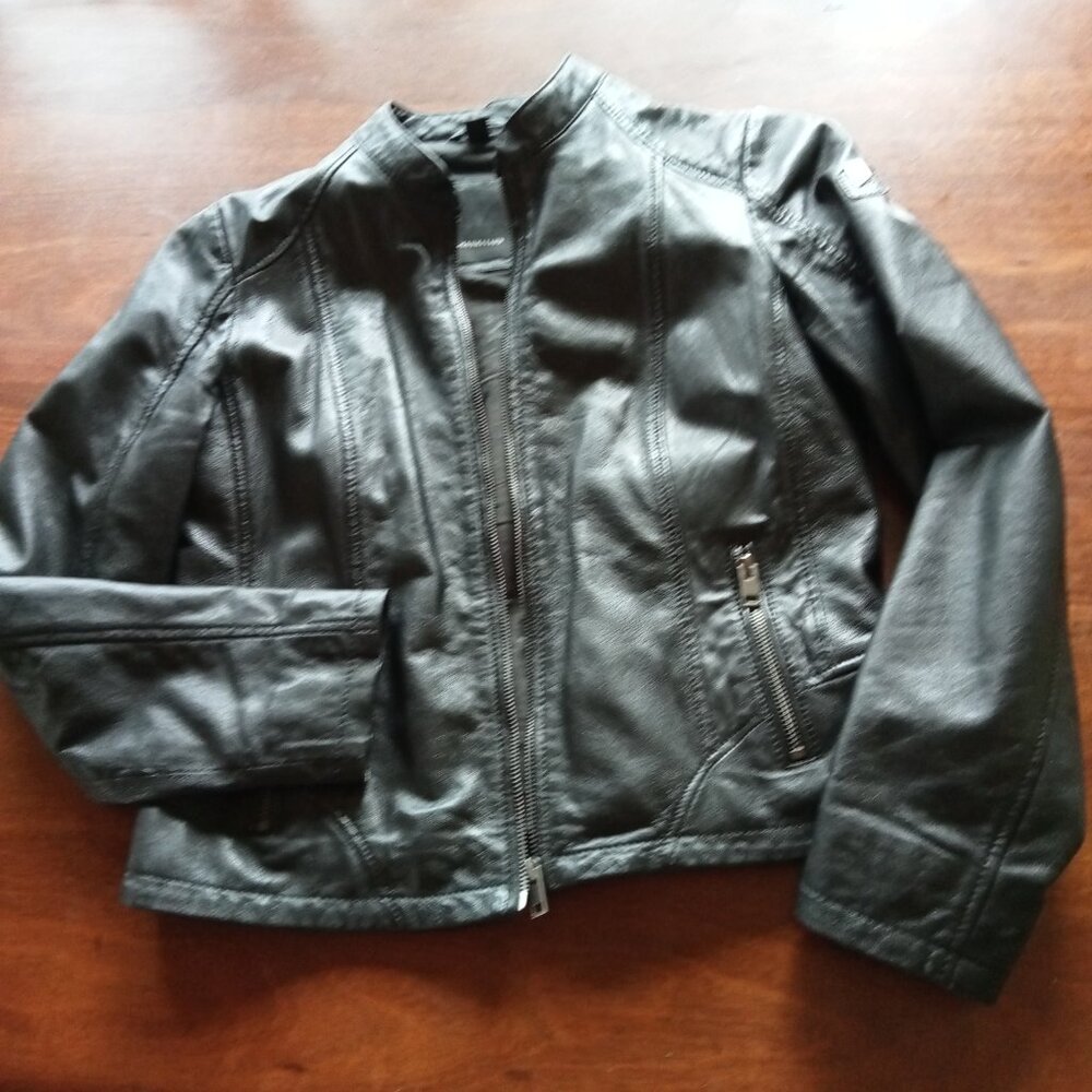 Mauritius Jacket size 10 Black leather